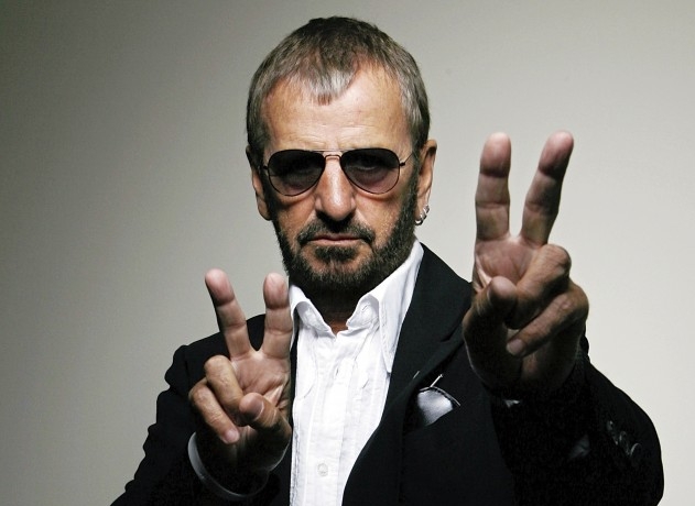 Ringo Starr and his precious copy of “White Album”