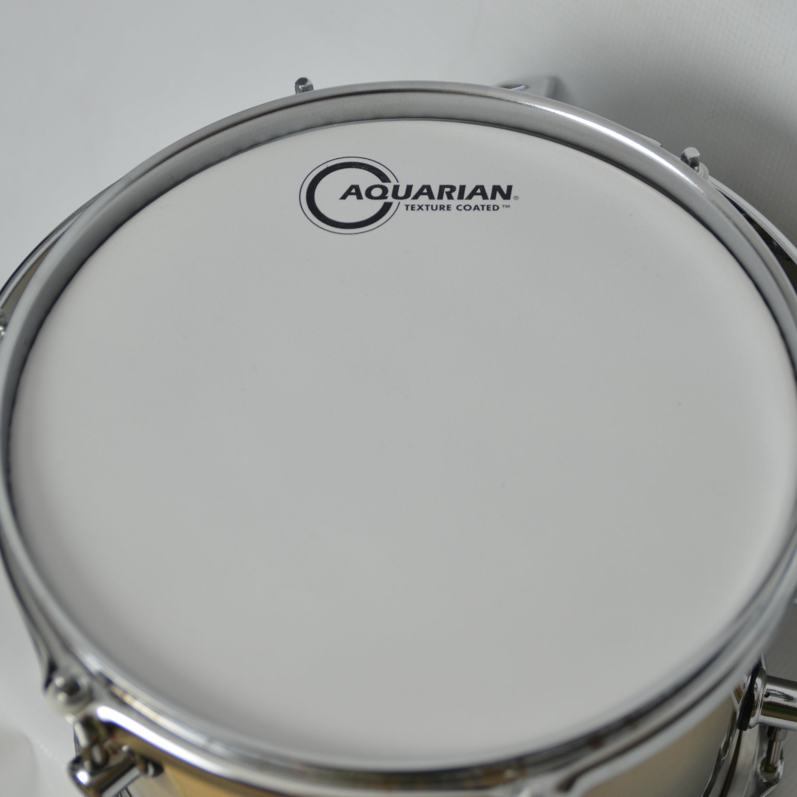 10 Inch White Satin Finish AQUARIAN DRUMHEADS TC10 Texture Coated Series 