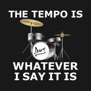 the tempo is