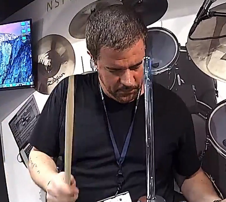 NAMM Show 2017: Russ Miller at Mapex Booth