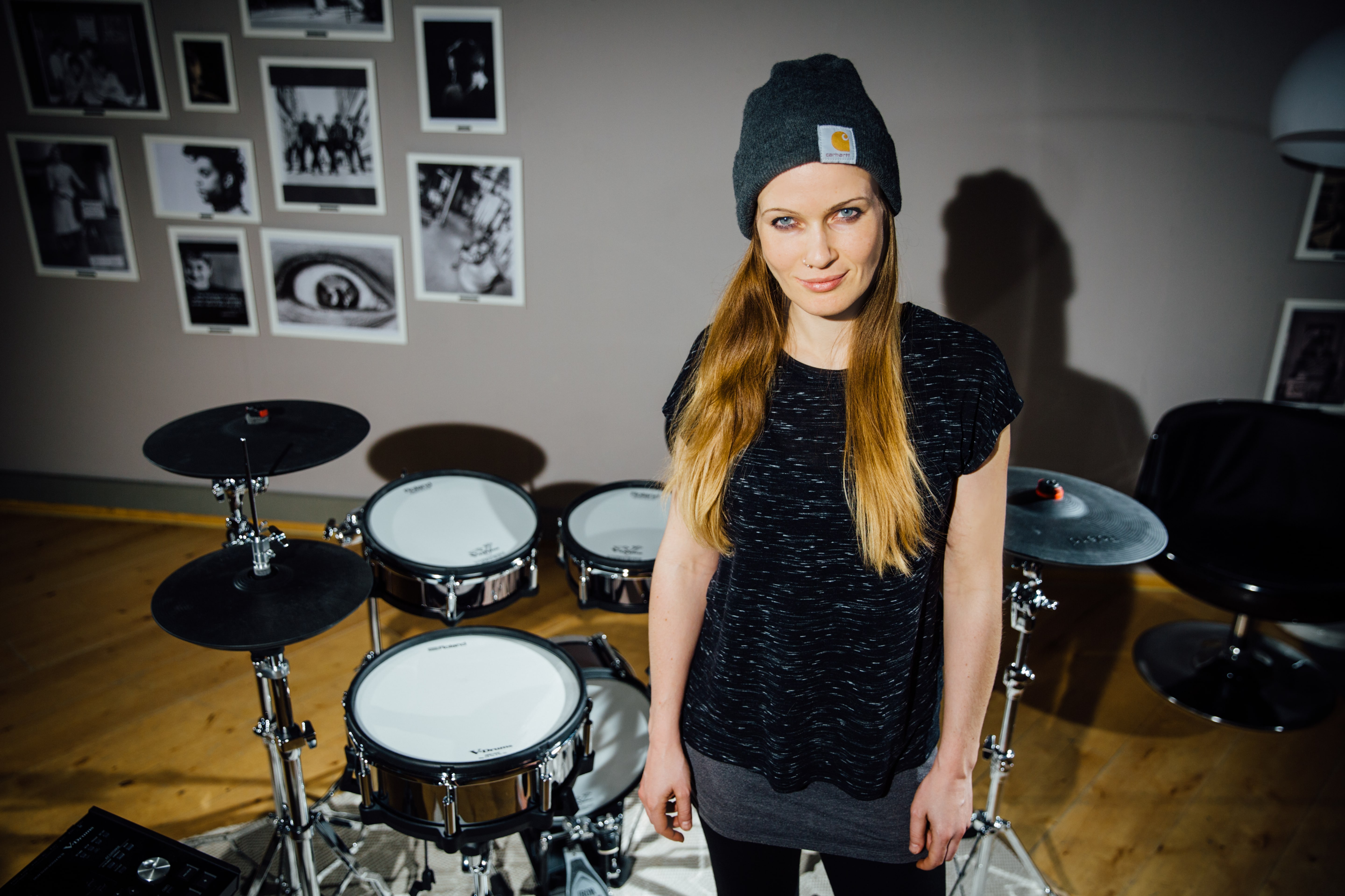 Anika Nilles endorses Roland V-Drums