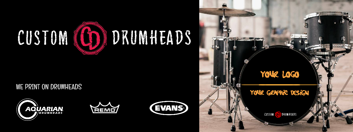 evans custom drum heads