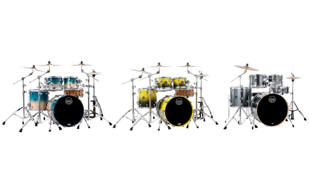 New drum kits and finishes from Mapex