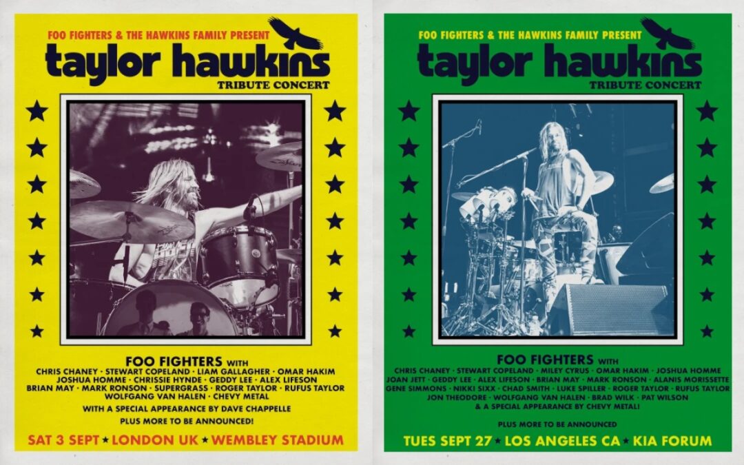 Taylor Hawkins tribute concerts with confirmed performers