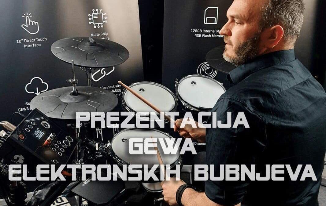 Mariusz Mocarski takes GEWA Electronic Drums to Zagreb