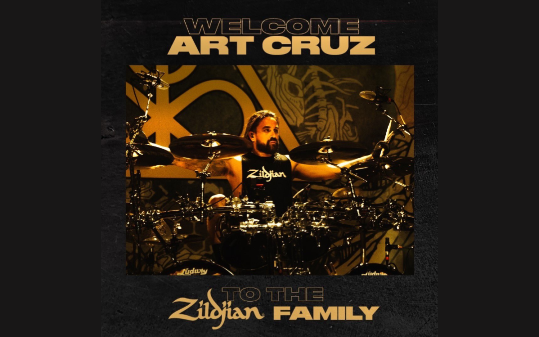 Art Cruz (Lamb Of God) joins Zildjian Family