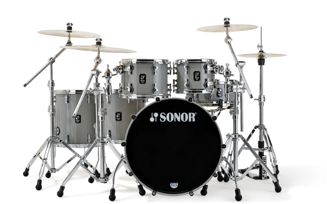 Radek Owczarz tests a Sonor Prolite drum kit