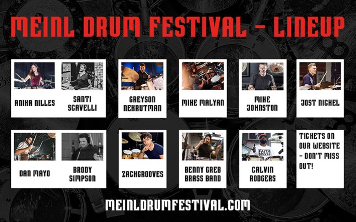 Meinl Drum Festival 2023 lineup OW Beatit.tv