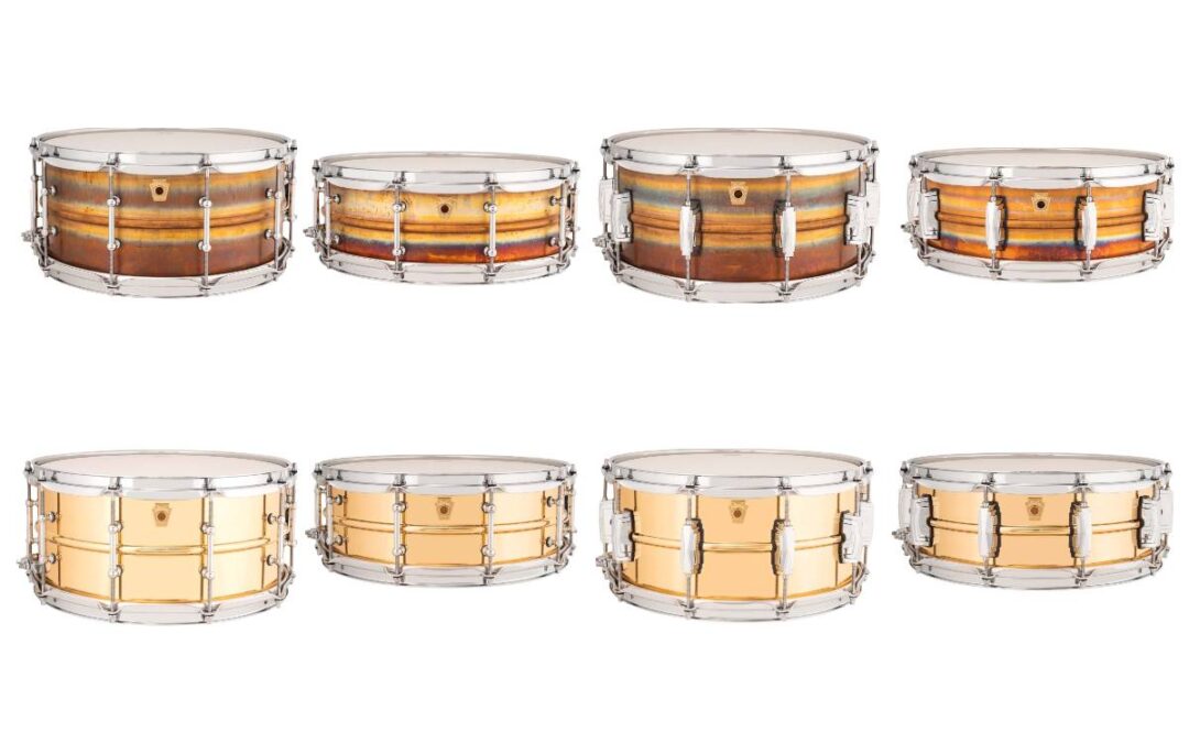 Ludwig Bronze Phonic snare drums