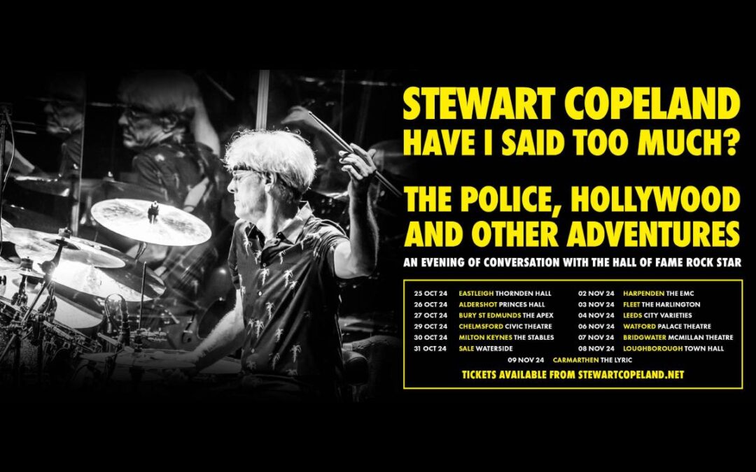 Stewart Copeland to go on a spoken word tour