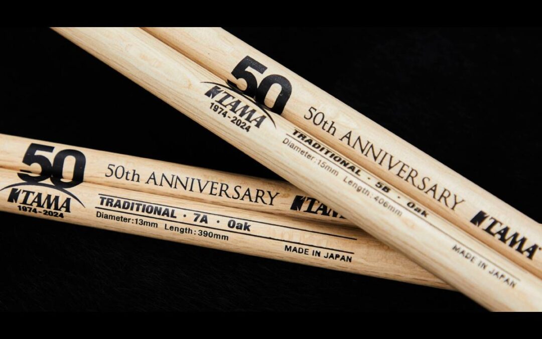 Tama 50th Anniversary sticks