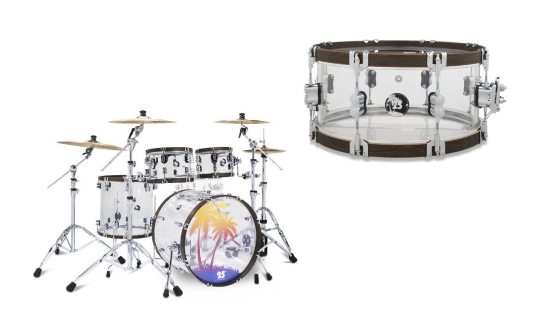 PDP 25th Anniversary Clear Acrylic Kit and Snare