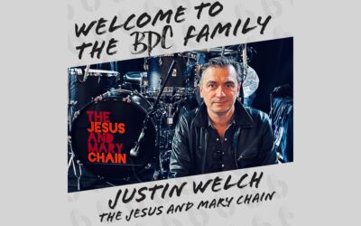 Justin Welch (The Jesus And Mary Chain) joins BDC family