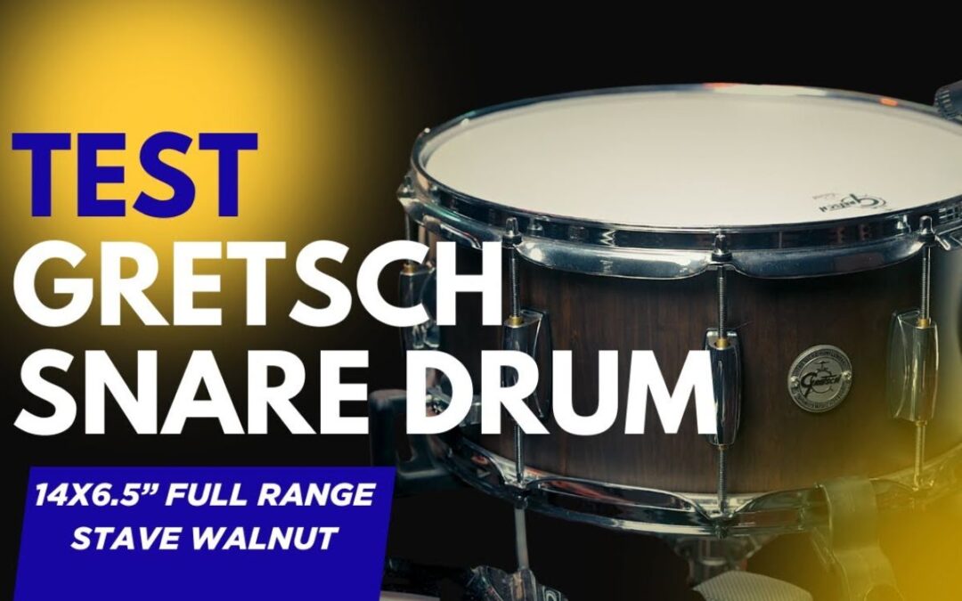 BeatIt test: 14×6.5″ Gretsch Full Range Stave Walnut Snare Drum