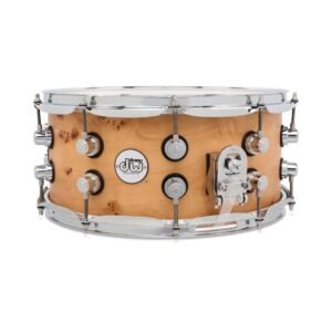 DW Design Mapa Burl over Birch Snare 2